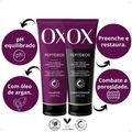 Kit OX Peptídeos Cabelos Crespos, Cacheados e Ondulados: Shampoo e Condicionador 240ml