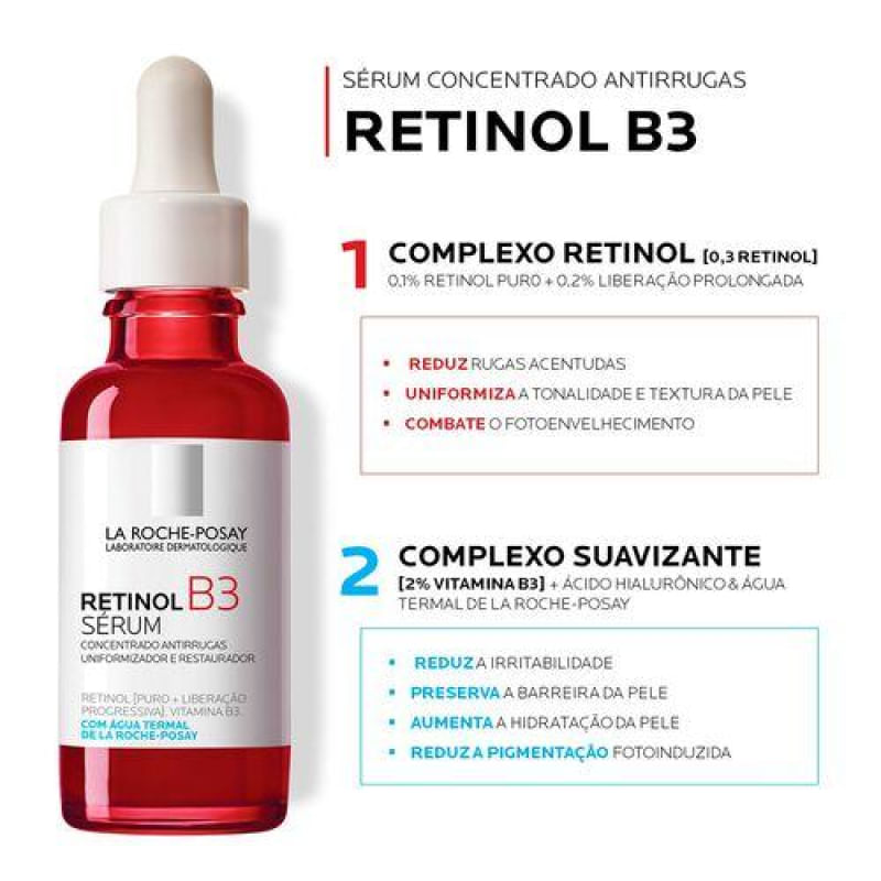 Sérum Antirrugas La Roche Posay - Retinol B3 - Época Cosméticos