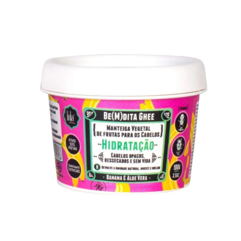 Máscara de Hidratação Lola Cosmetics Bemdita Ghee Banana e Aloe Vera 100g