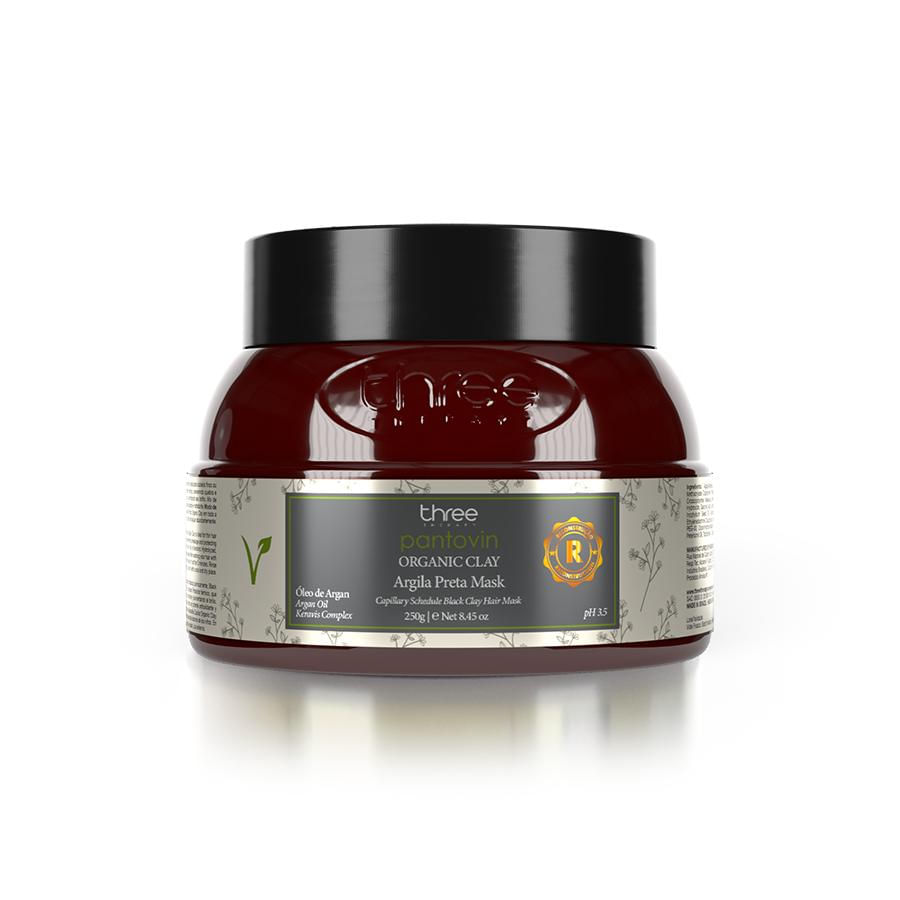 Máscara de restauração Argila Preta Organic Clay 250G