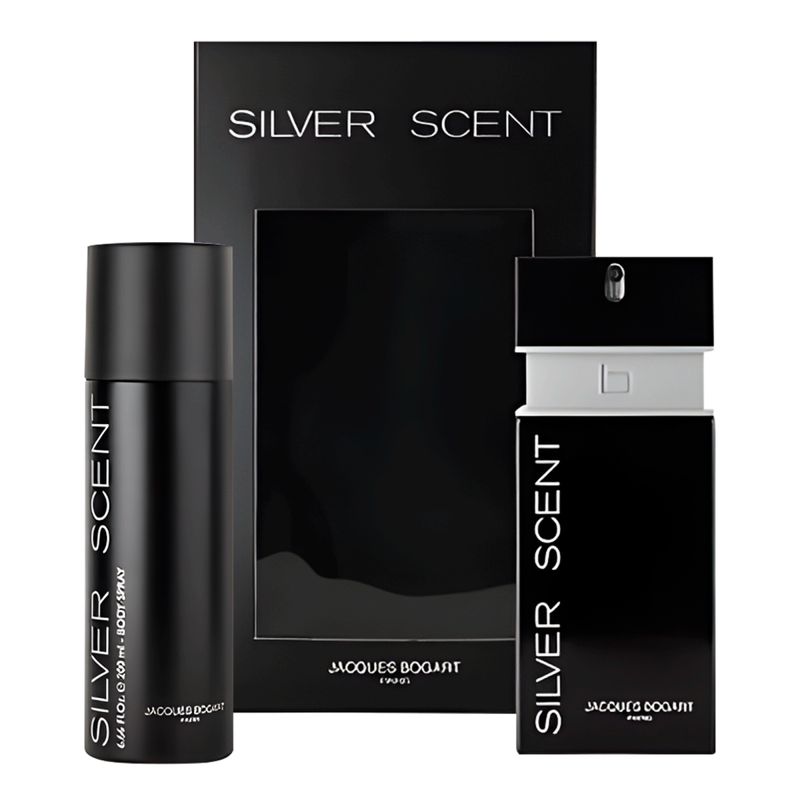 Kit Jacques Bogart Silver Scent Eau De Toilette 100ml + Body Spray
