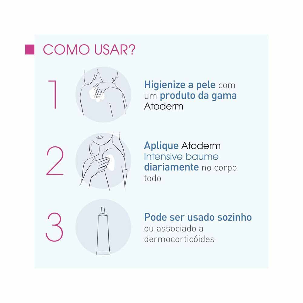 Atoderm Intensive Baume Bioderma para Peles com Ressecamento Intenso e Coceira