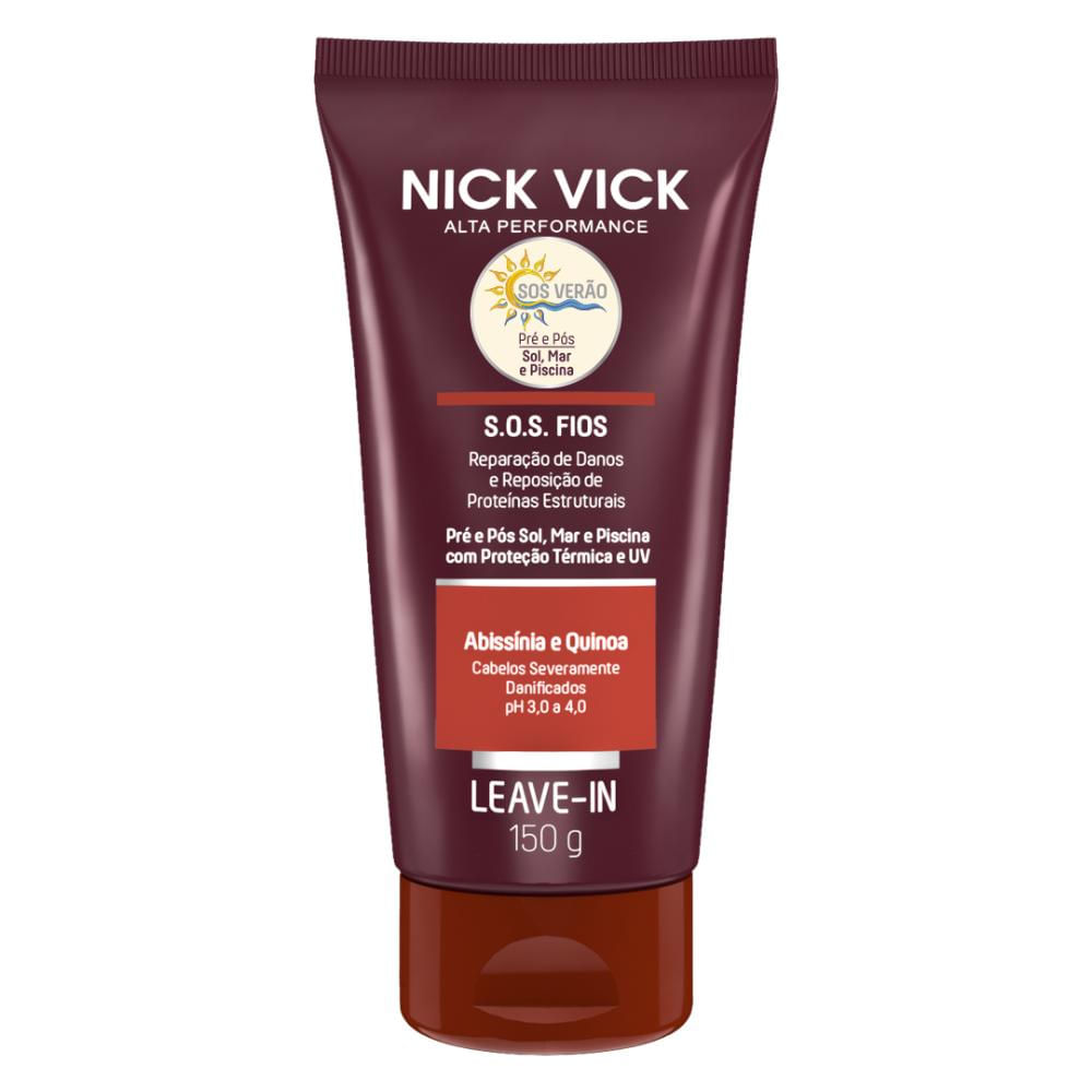 Leave In SOS Fios Nick Vick Alta Performance 150g