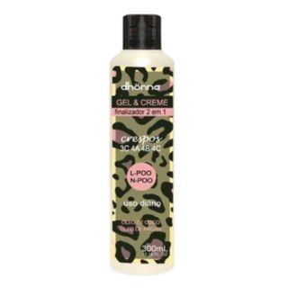 Gel e Creme Crespos 2 em 1 300mL - Dhonna | Hidratação e Controle do Frizz