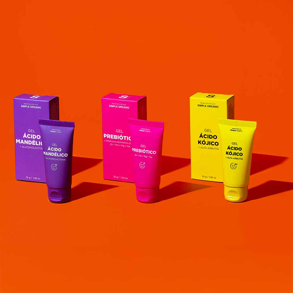 Gel Prebiotico + Zn + Mn + Mg + Na Simple Organic - Época Cosméticos