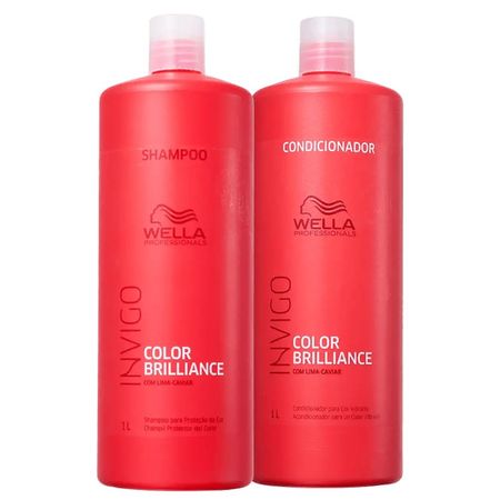 Shampoo e Condicionador Brilliance  - Wella Professionals Shampoo e Condicionador Brilliance  - Wella Professionals