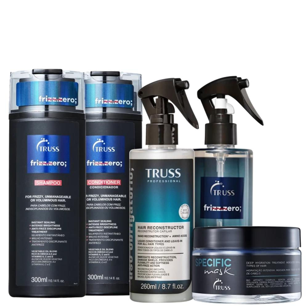 TRUSS Frizz Zero + Uso Obrigatório + Specific Mask 5 Und