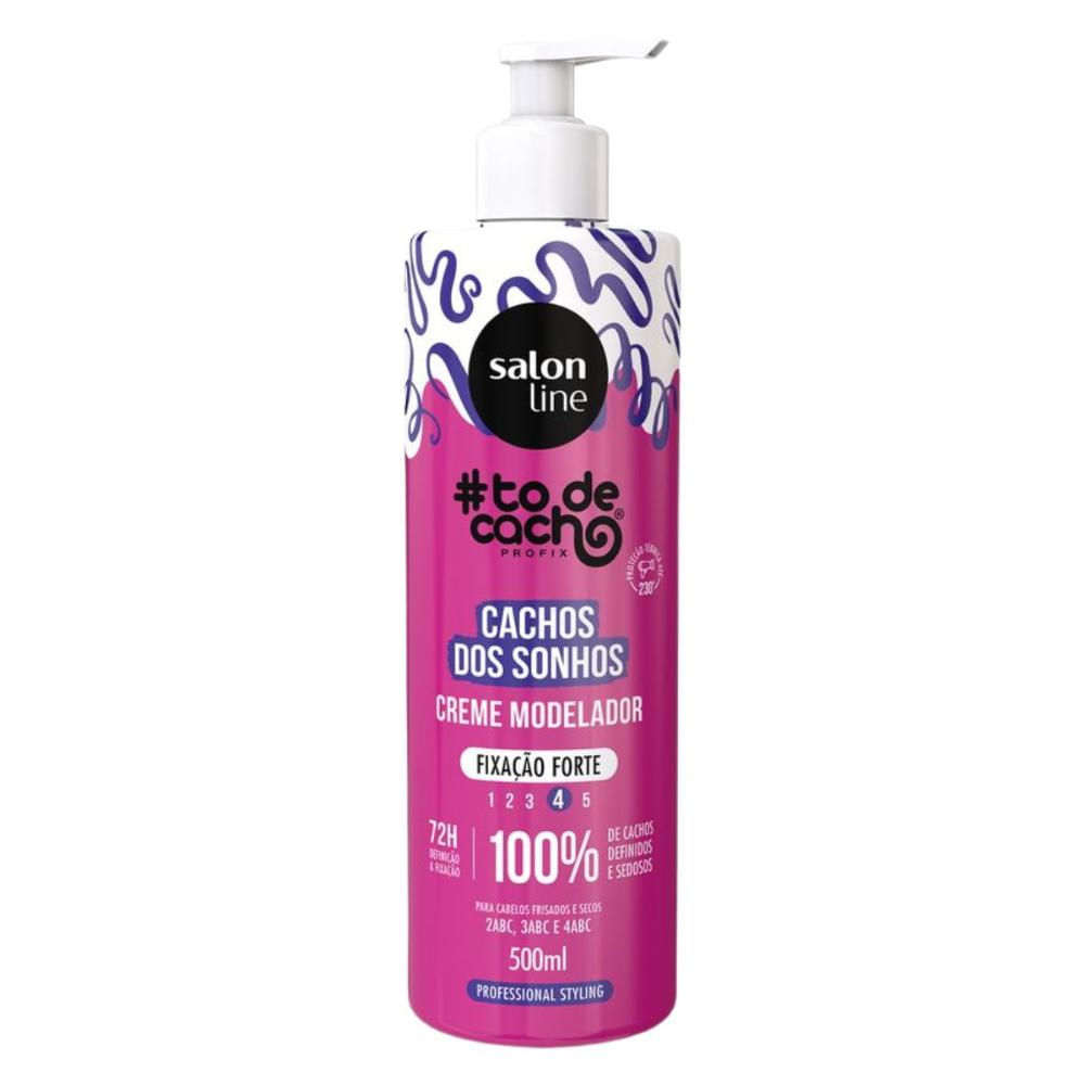 Creme Modelador Salon Line #todecacho Cachos dos Sonhos Fixação Forte 500ml