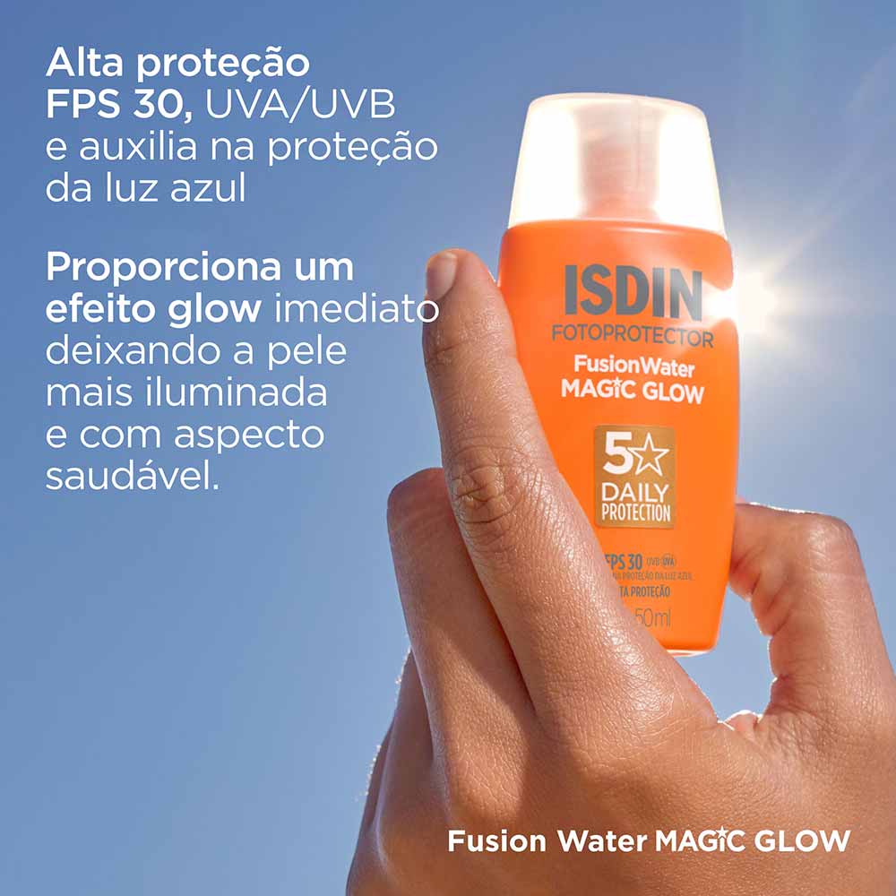 Protetor Solar Fusion ISDIN Magic Glow