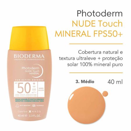 Protetor-Solar-com-Cor-Bioderma-Photoderm-Nude-Touch-Mineral-FPS-50+-3.0--3