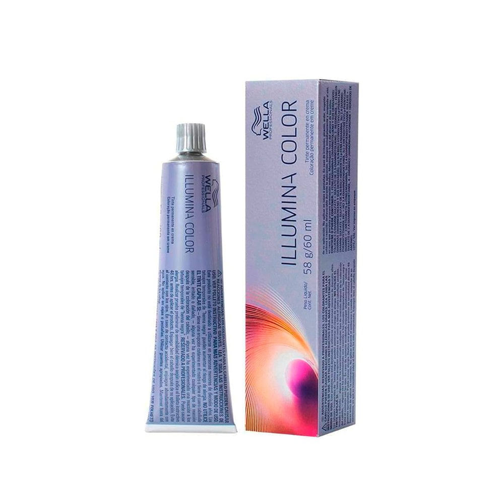 Coloração Wella Illumina Color 7.81 Louro Médio Perolado Acinzentado