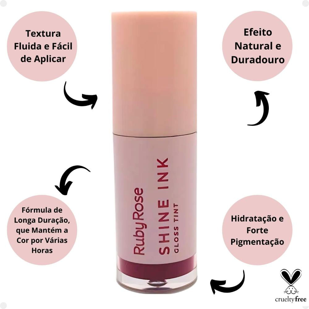 Gloss Tint Ruby Rose Shine Ink SI10 Hb-L6600-1 - Época Cosméticos ...