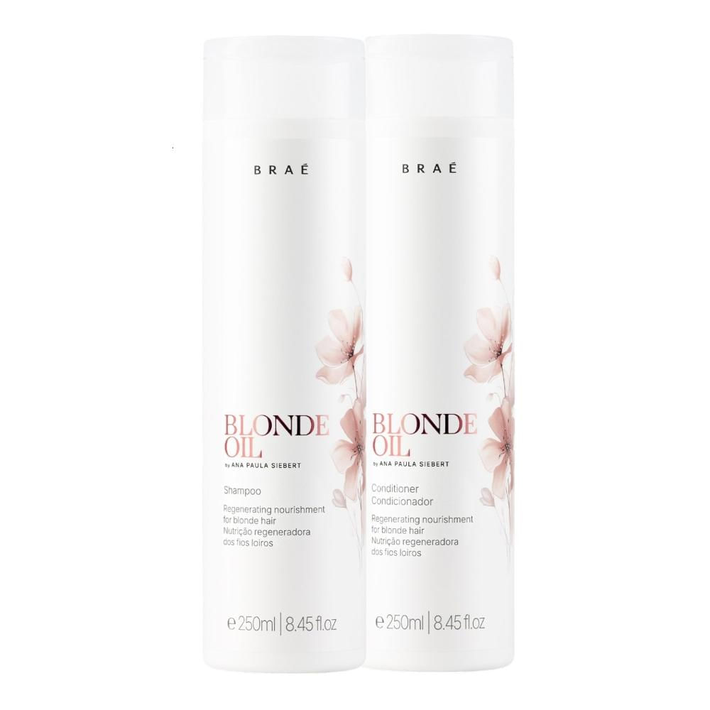 Kit Braé By Ana Paula Siebert Blonde Oil - Shampoo 250ml + Condicionador 250ml