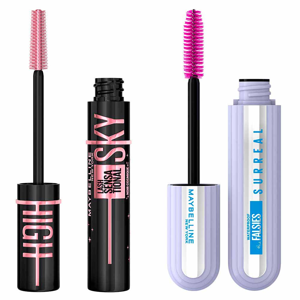 Maybelline NY Kit - Máscara de Cílios Lash Sensational Sky High Cosmic Black + Máscara de Cílios The Falsies Surreal