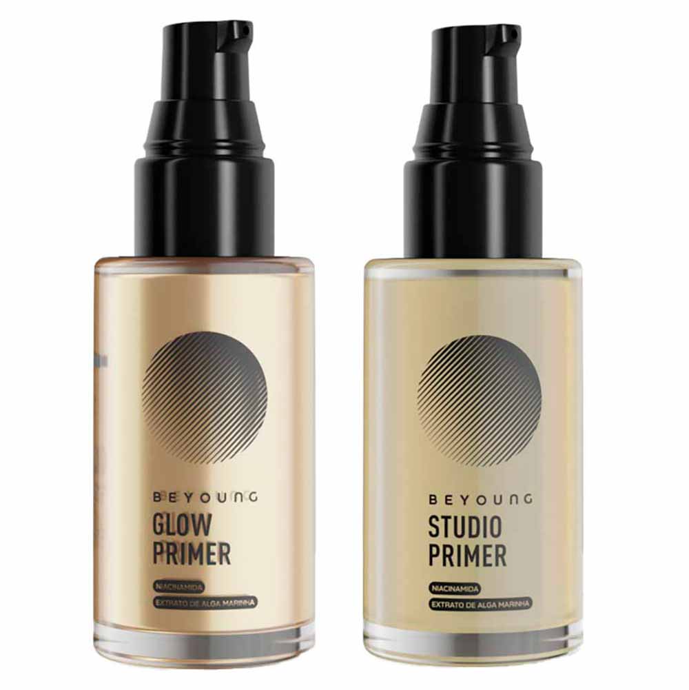 Beyoung Primer Facial Firmador Kit - Glow Gold + Studio Primer