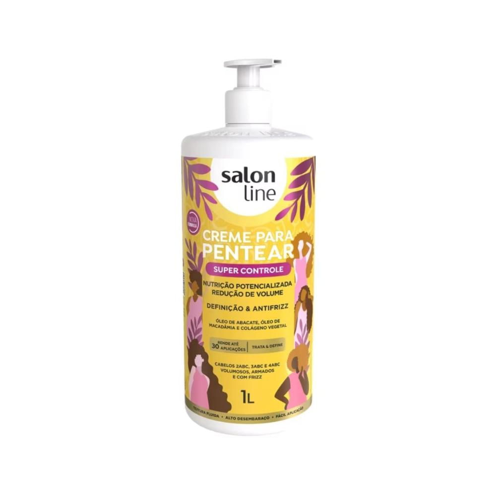 Salon Line Super Controle Creme Para Pentear 1L