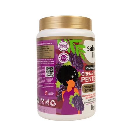 Salon-Line-Uva-+-Melancia-Creme-Para-Pentear-1000ml--6