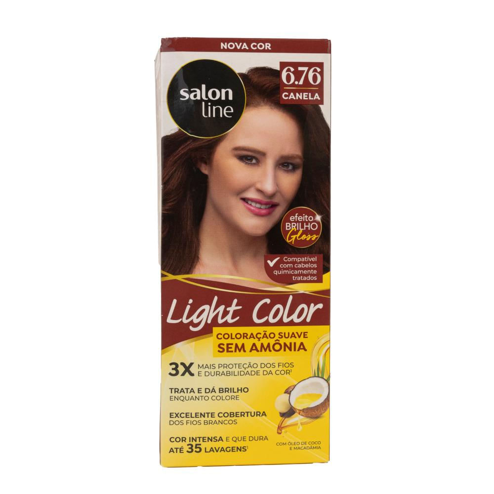 Salon Line Light Brilho Color 6.76 Canela Coloração - Época Cosméticos