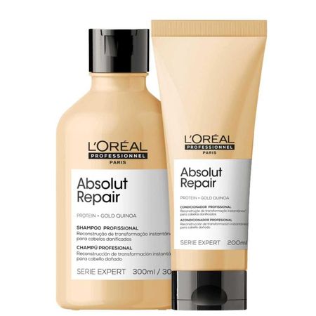 L'Oréal-Professionnel-Absolut-Repair-Gold-Quinoa-Shampoo-300ml-+-Condicionador-200ml--1