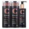 Kit Truss Curly - Shampoo 300ml + Condicionador 300ml + Leave-In Light 250ml