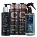 Kit Truss Curly - Shampoo 300ml + Condicionador 300ml + Frizz Zero 260ml + Night Spa 250ml