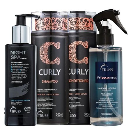 Kit-Truss-Curly---Shampoo-300ml-+-Condicionador-300ml-+-Frizz-Zero-260ml-+-Night-Spa-250ml--1