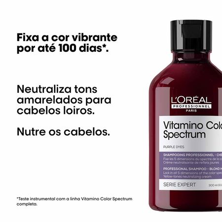 Shampoo-L'Oréal-Professionnel-Vitamino-Color-Spectrum-Matizador-Tons-Amarelados-300ml--2
