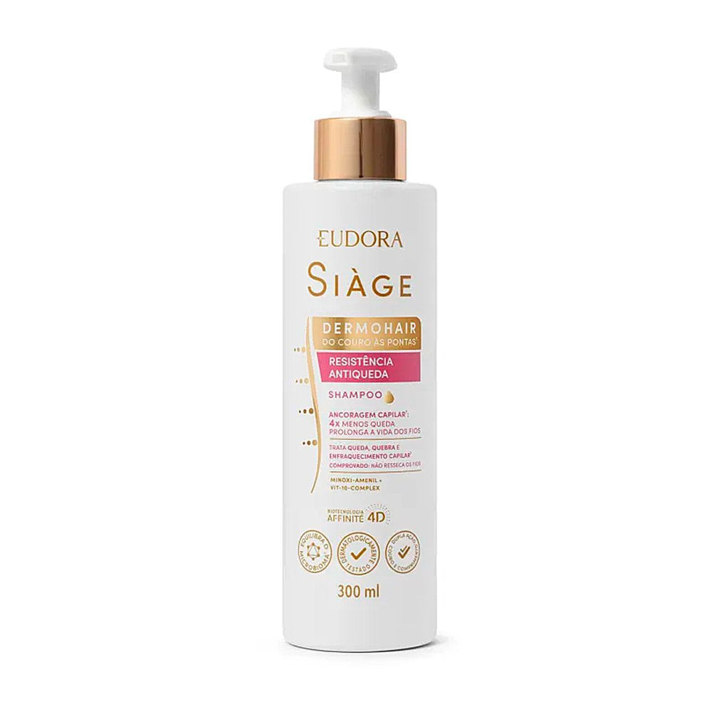 Shampoo Eudora Siàge Antiqueda Dermo Hair Scalp - 300ml
