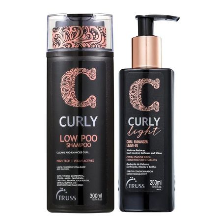 Kit-Truss-Curly---Shampoo-Low-Poo-300ml-+-Leave-In-Light-250ml--1