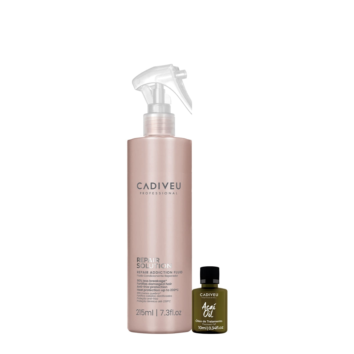 Kit Cadiveu Professional Repair Solution Açaí Fluído Oil 2 Und