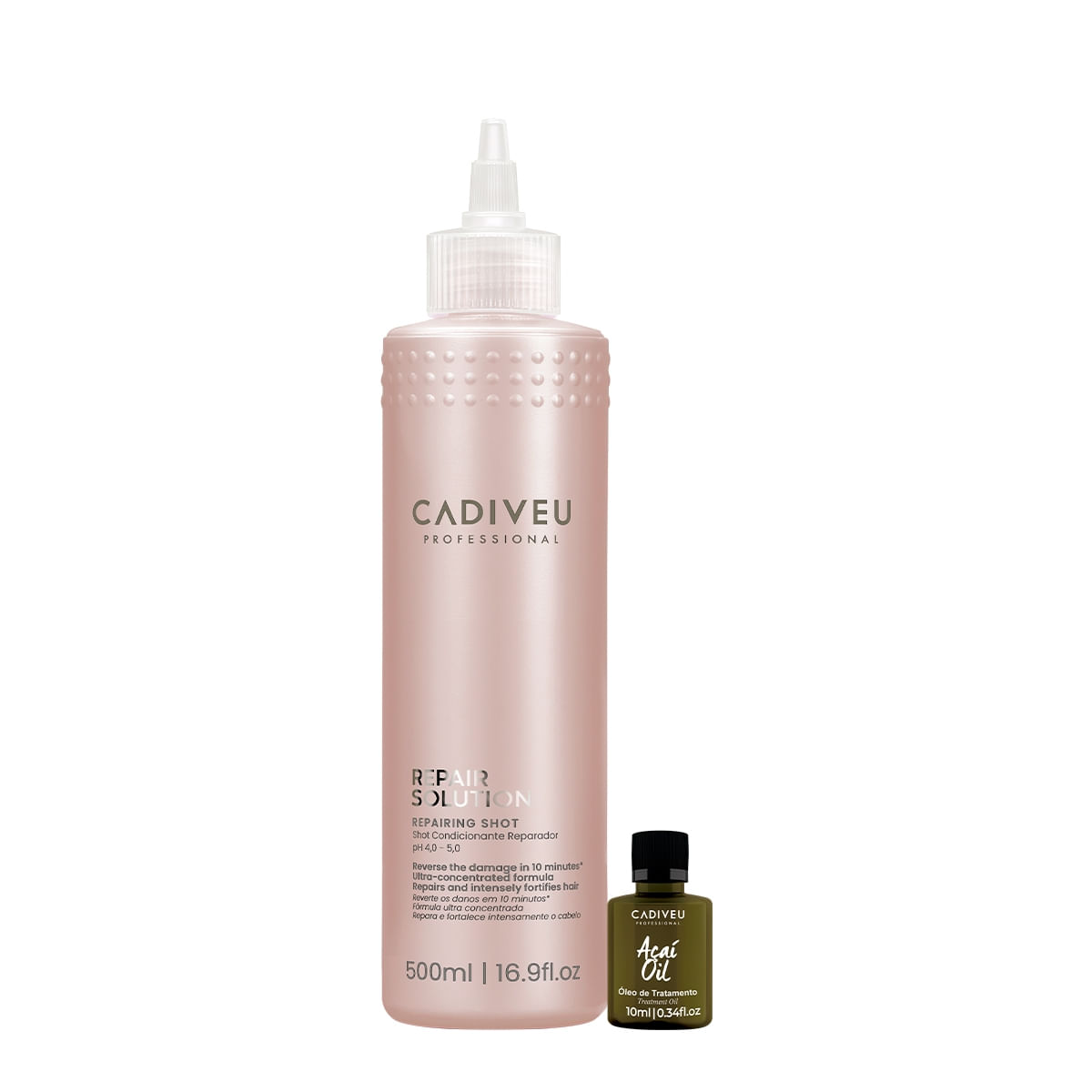Kit Cadiveu Professional Repair Solution Açaí Shot Oil 2 Und