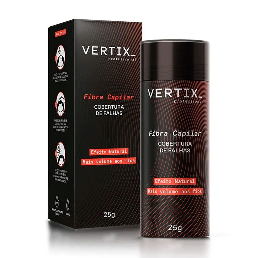 Fibra Capilar Vertix para Cabelos Loiro 25g