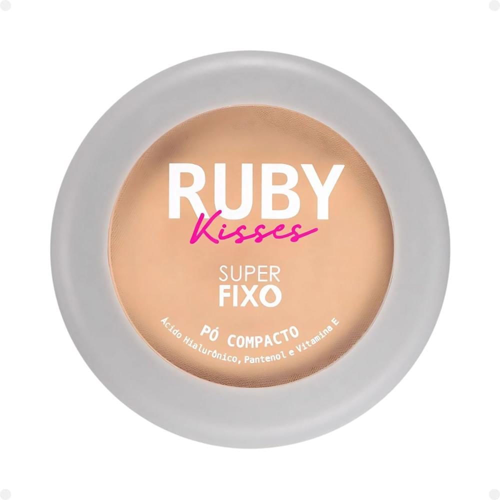 Pó Compacto Ruby Kisses Super Fixo Cor 130 Sfp130b