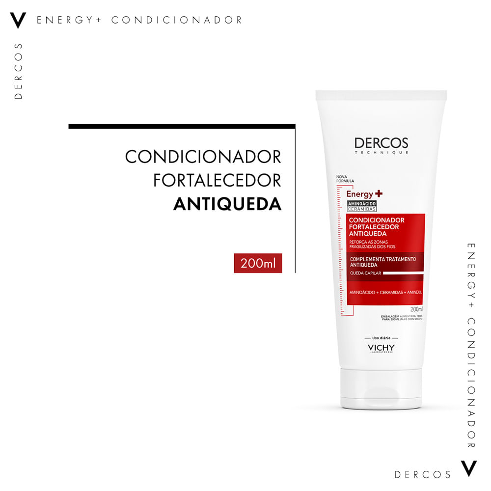 Condicionador Antiqueda e Fortalecedor Vichy Dercos Energy+