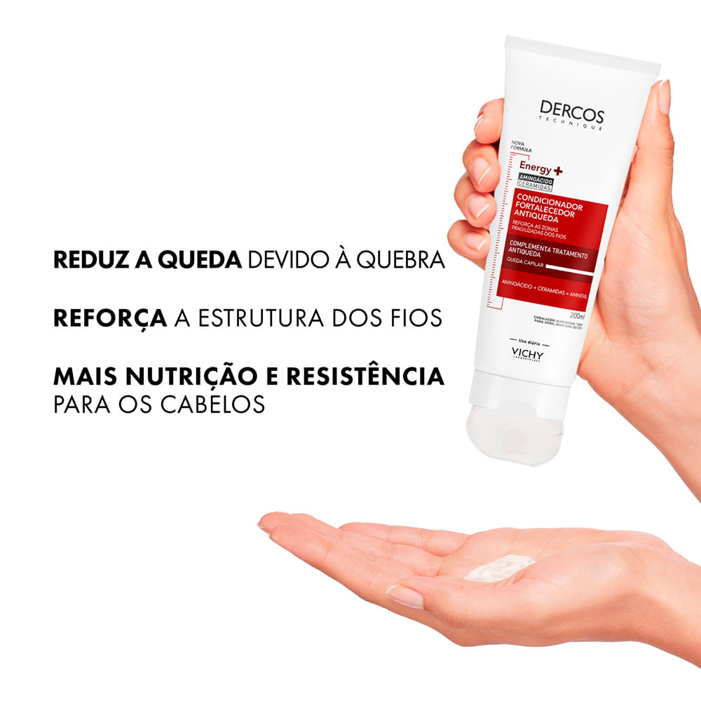 Condicionador Antiqueda e Fortalecedor Vichy Dercos Energy+