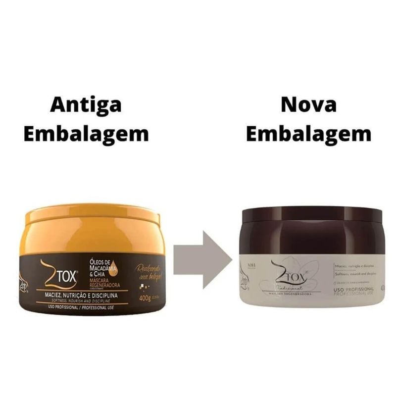 Zap Ztox Máscara Regeneradora 400g - Época Cosméticos