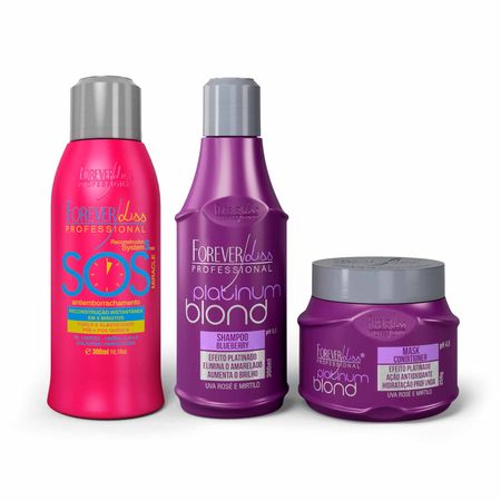 Kit-Platinum-Blond-Com-Reconstrutor-Sos-300ml-Forever-Liss-Kit--1