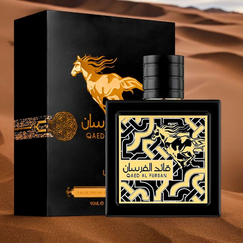 Lattafa Qaed Al Fursan Perfume Árabe Eau de Parfum 90ml - Época