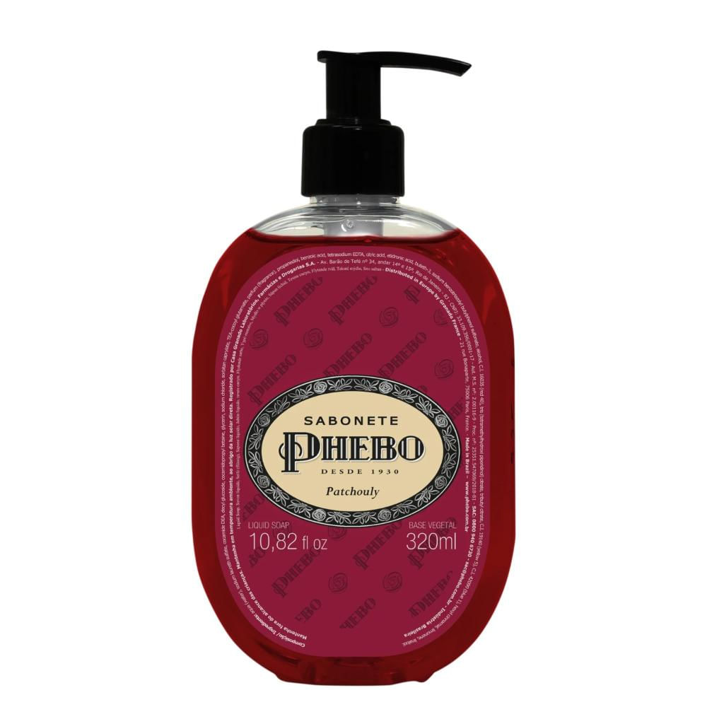 Sabonete Líquido de Glicerina Phebo Patchouly 320ml