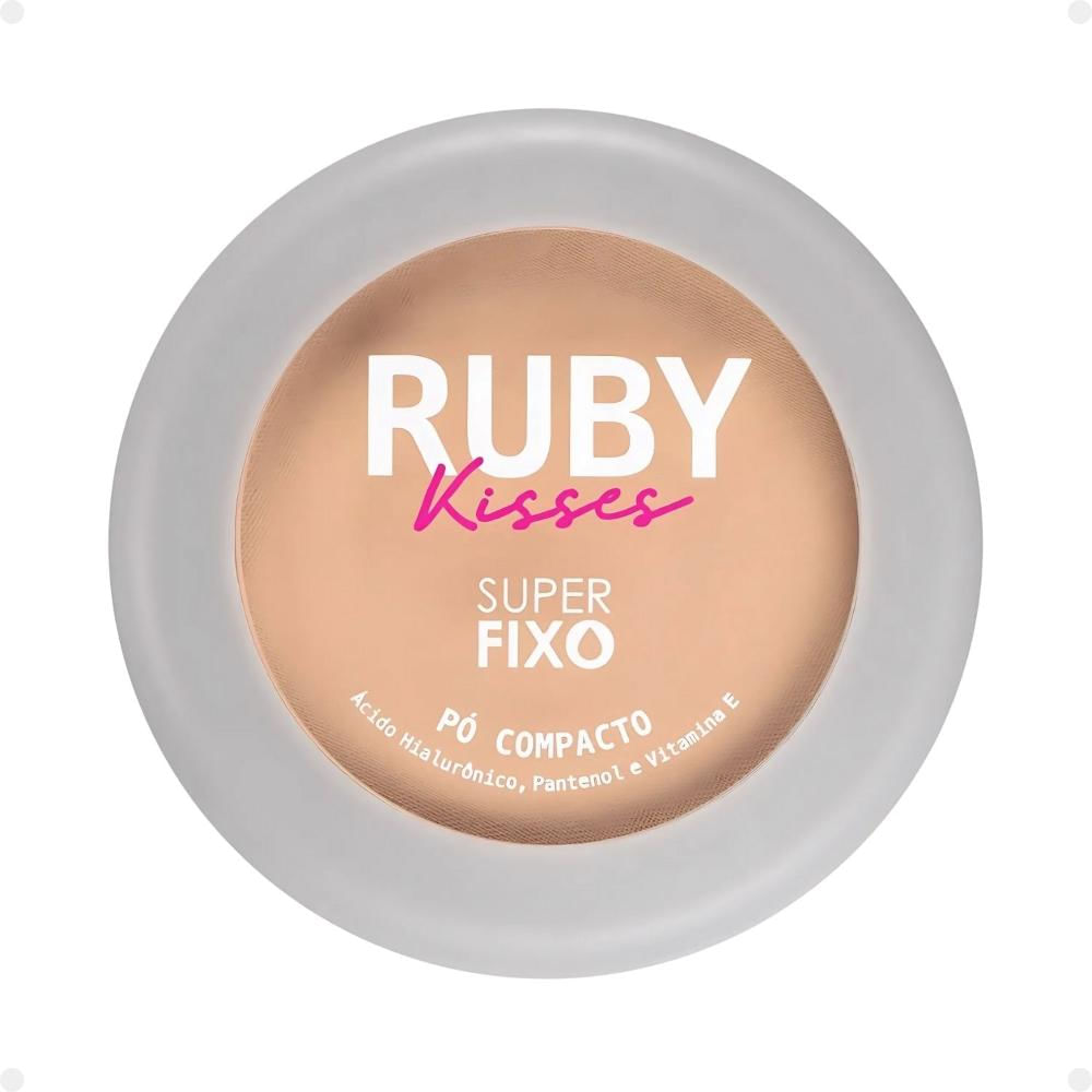 Pó Compacto Ruby Kisses Super Fixo Cor 131