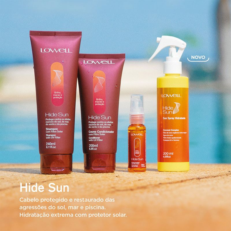 Kit Lowell Hide Sun Duo Spray Hidratante (3 produtos) - Época