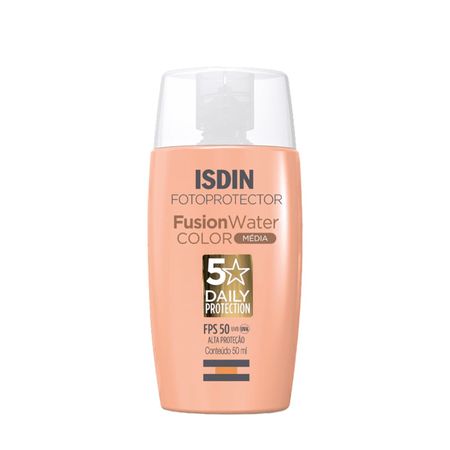 ISDIN-Fusion-Water-5-Stars-FPS50-Color-Média---Protetor-Solar-Facial-com-Cor-50ml--1