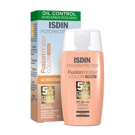 ISDIN-Fusion-Water-5-Stars-FPS50-Color-Média---Protetor-Solar-Facial-com-Cor-50ml--4