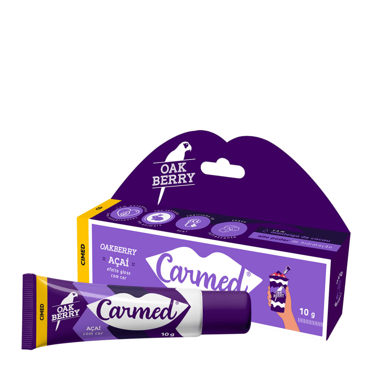 Carmed Oakberry Açaí - Hidratante Labial 10g