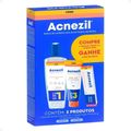 Kit Cimed Acnezil: Sabonete Líquido 200ml +Protetor Solar FPS 30 60g + Gel Secativo 10g