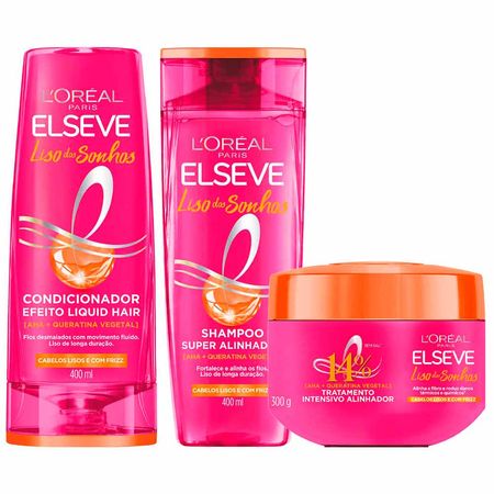 Elseve-Liso-dos-Sonhos-Kit---Shampoo-+-Condicionador-+-Máscara-Capilar-Kit--1