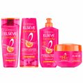 Elseve Liso dos Sonhos Kit - Shampoo + Condicionador + Máscara Capilar + Creme para Pentear Kit