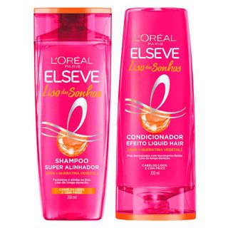 Elseve Liso dos Sonhos Kit – Condicionador + Shampoo