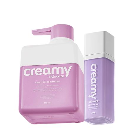 Kit-Creamy-Skincare-Pro-Adapaleno-Sérum-Emulsão-de-Limpeza-(2-produtos)--1