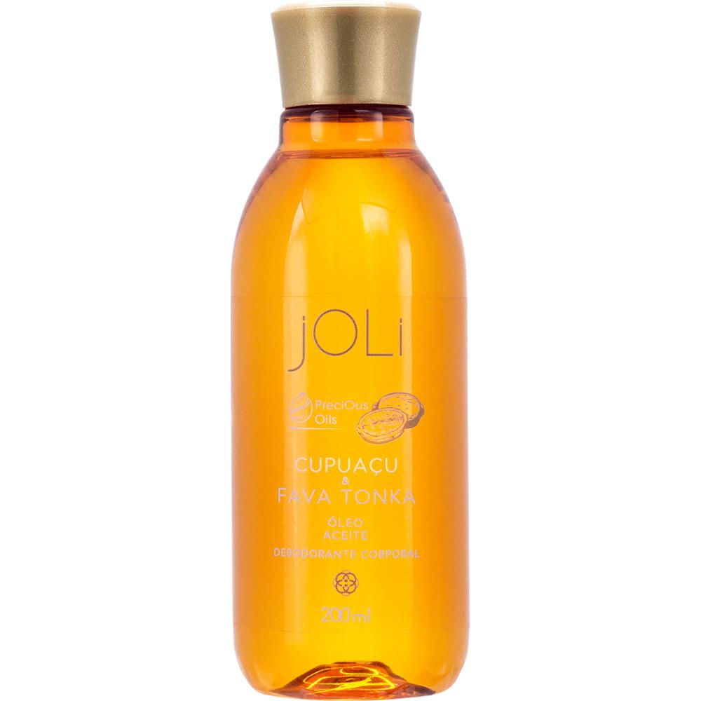Óleo Desodorante Corporal Joli Cupuaçu e Fava Tonka 200ml